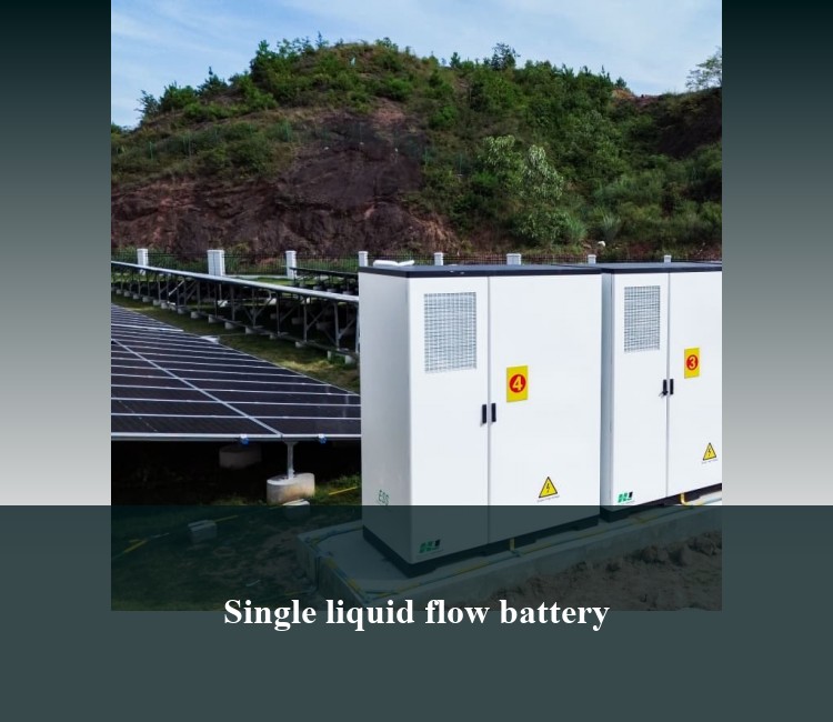 Single liquid flow battery