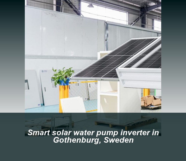 Smart solar water pump inverter in Gothenburg, Sweden