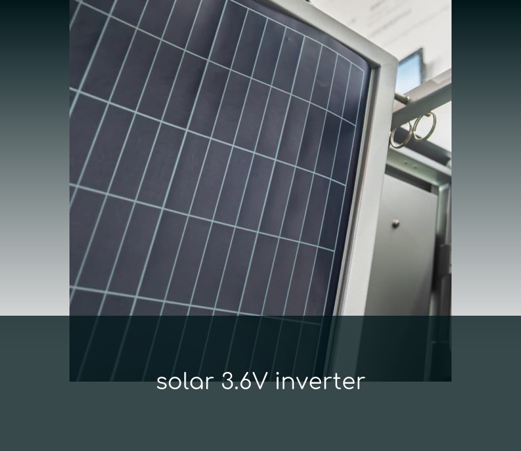 solar 3.6V inverter