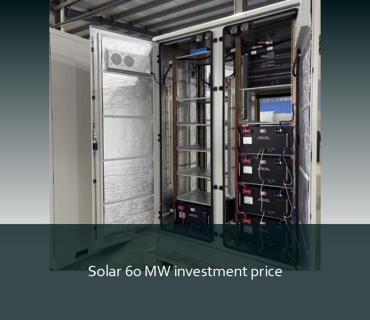 Solar 60 MW investment price
