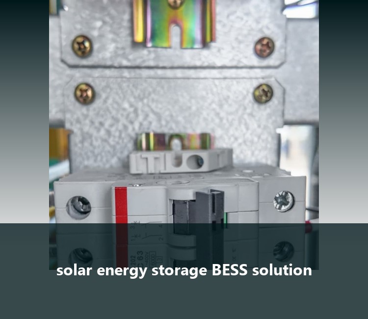 solar energy storage BESS solution