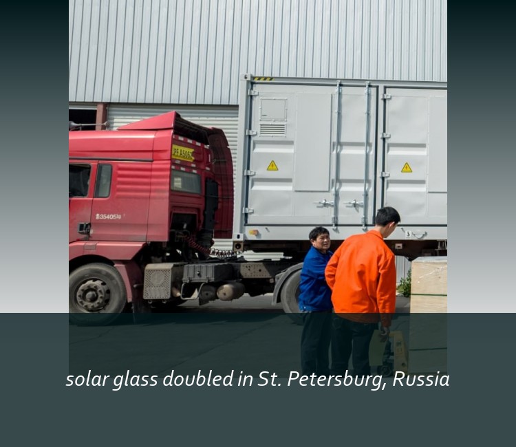 solar glass doubled in St. Petersburg, Russia