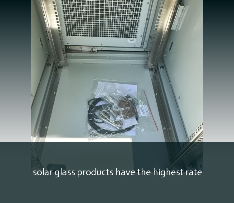 solar glass products have the highest rate
