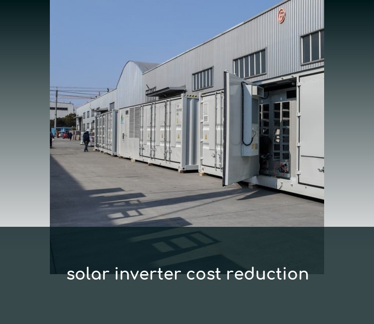 solar inverter cost reduction