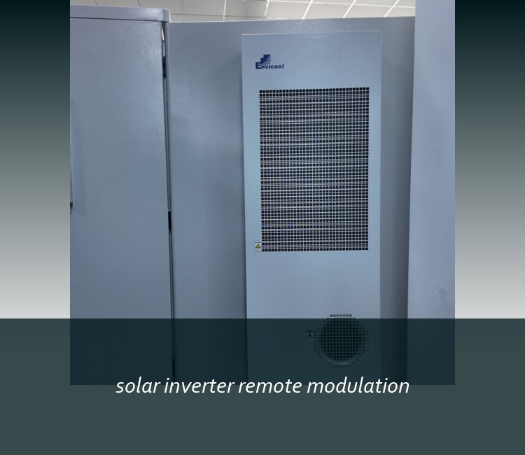 solar inverter remote modulation