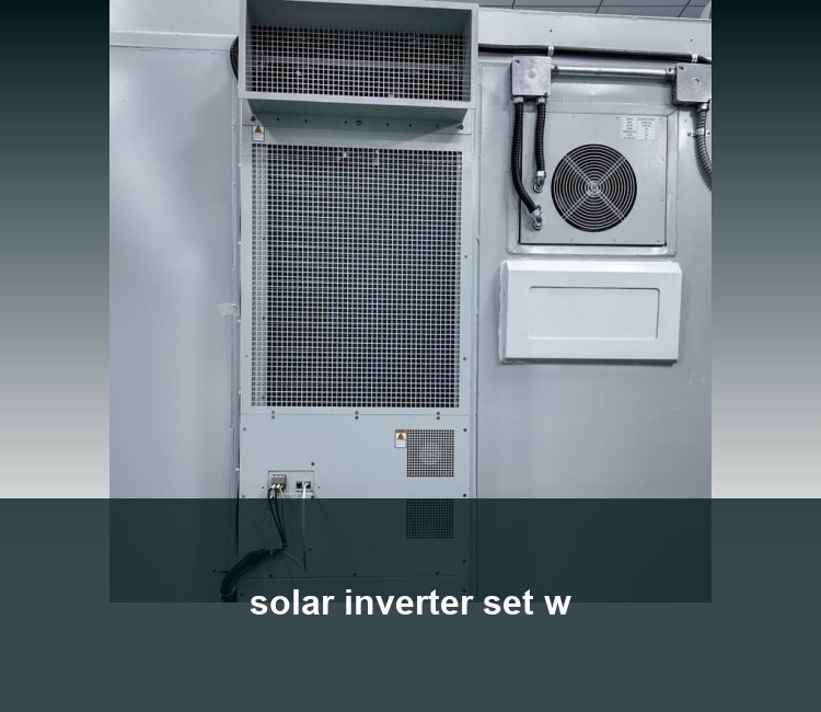 solar inverter set w