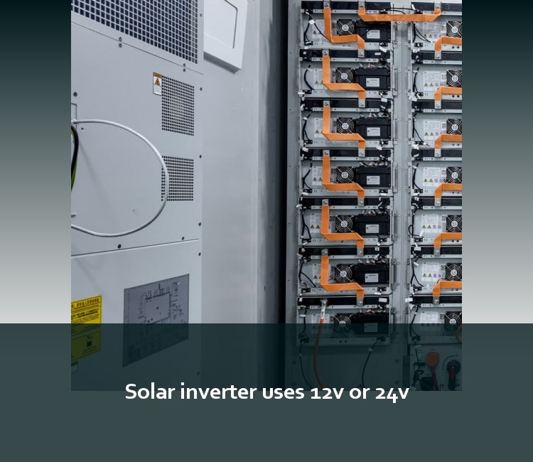 Solar inverter uses 12v or 24v