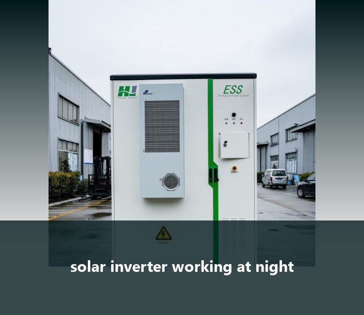 solar inverter working at night