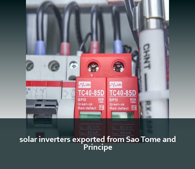solar inverters exported from Sao Tome and Principe