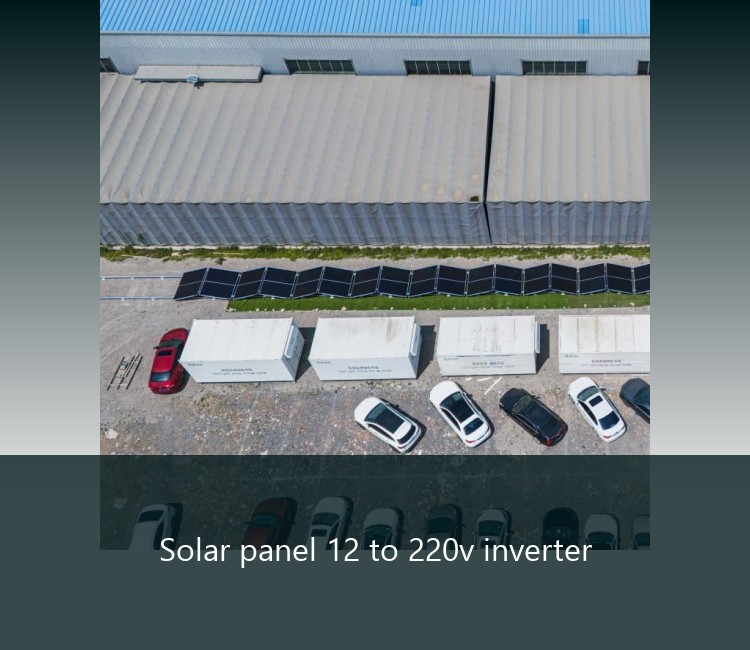 Solar panel 12 to 220v inverter