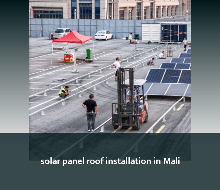 solar panel roof installation in Mali
