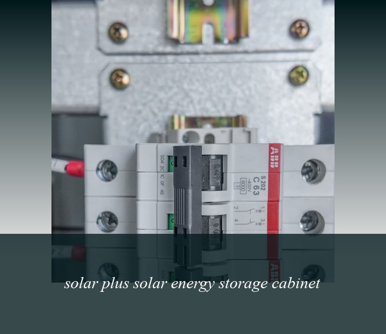 solar plus solar energy storage cabinet