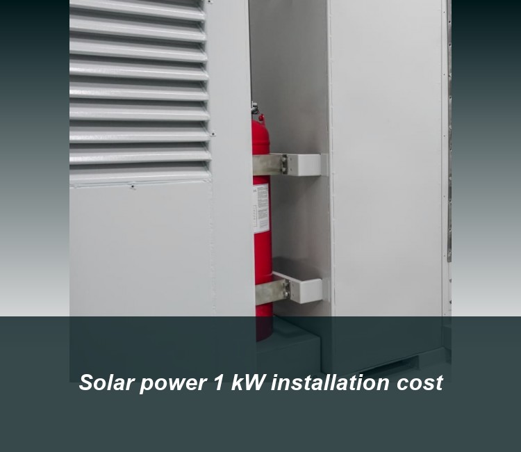 Solar power 1 kW installation cost
