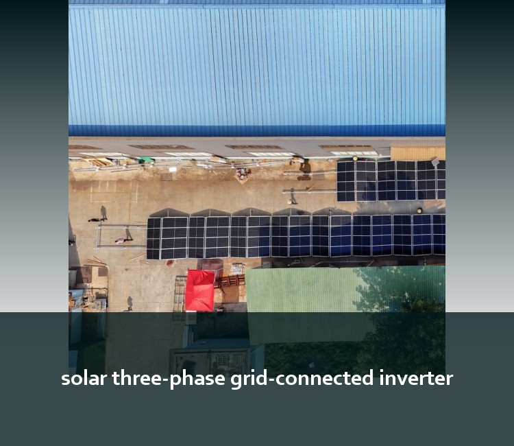solar three-phase grid-connected inverter