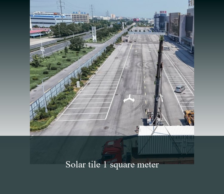 Solar tile 1 square meter