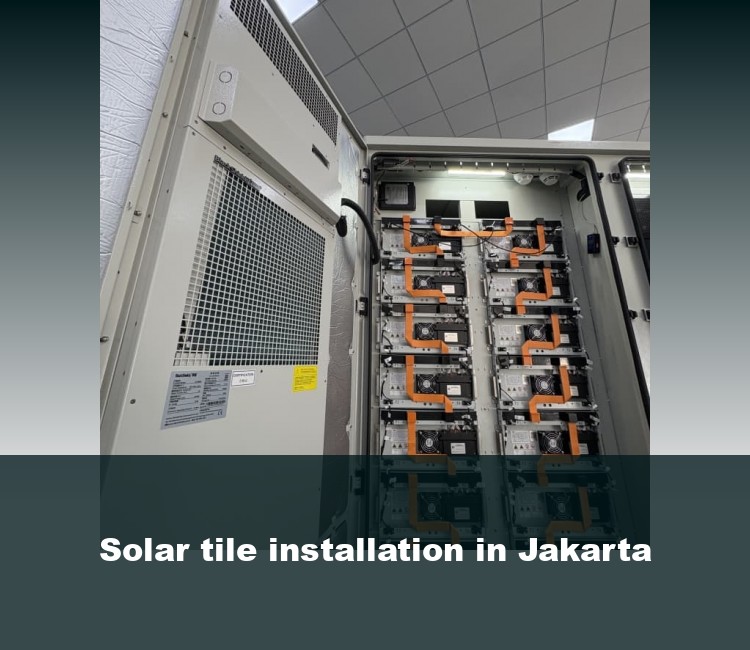 Solar tile installation in Jakarta