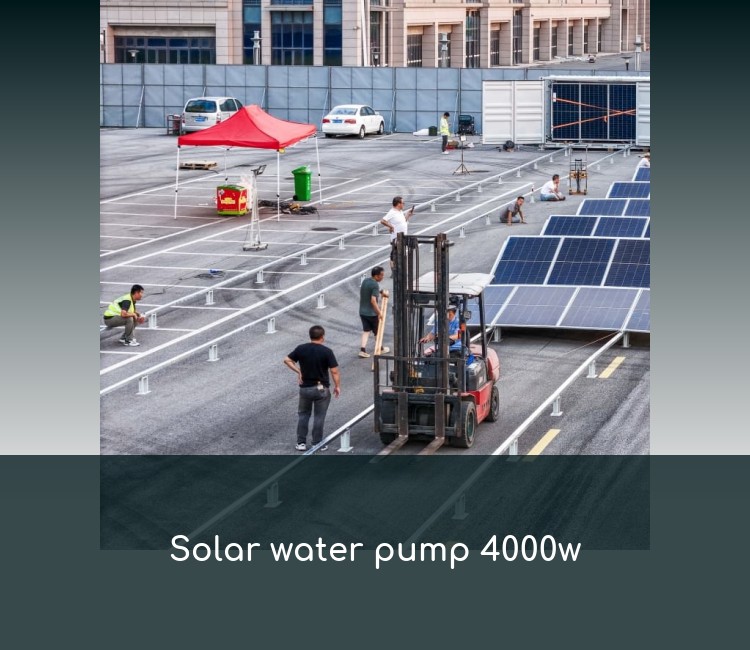 Solar water pump 4000w
