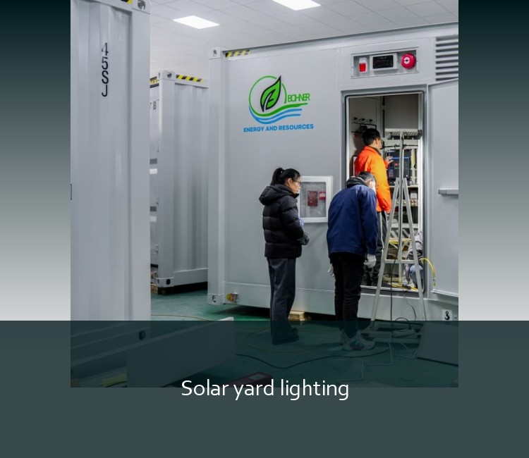 Solar yard lighting