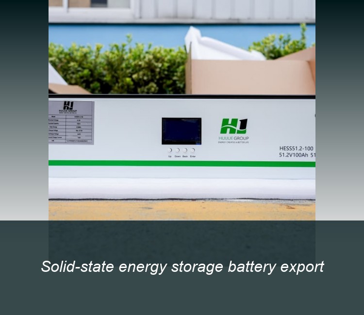 Solid-state energy storage battery export