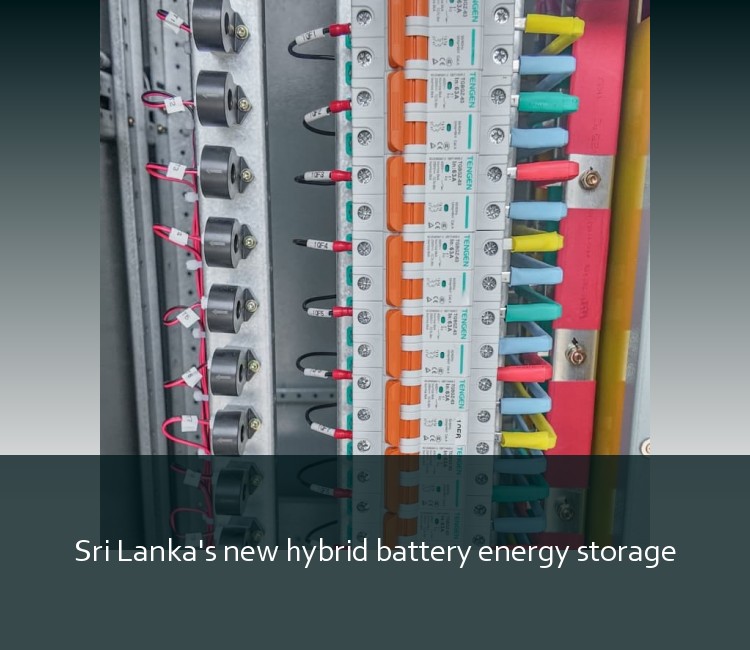 Sri Lanka's new hybrid battery energy storage