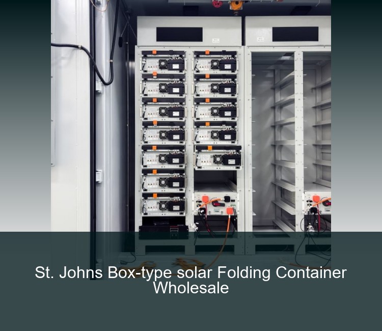 St. Johns Box-type solar Folding Container Wholesale