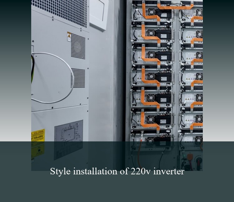 Style installation of 220v inverter