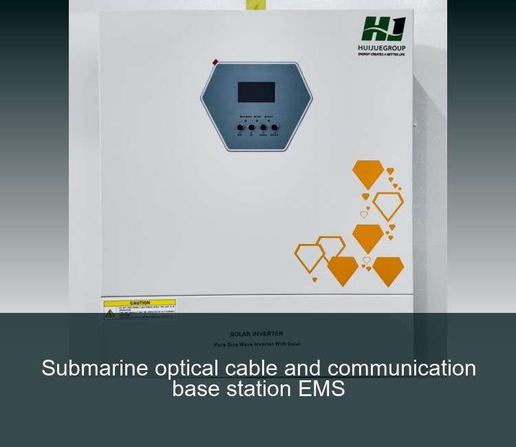 Submarine optical cable and communication base station EMS