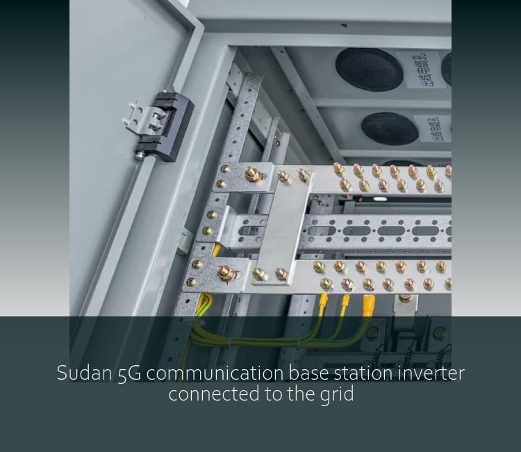 Sudan 5G communication base station inverter connected to the grid