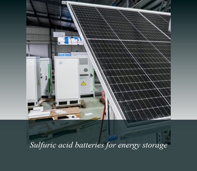 Sulfuric acid batteries for energy storage