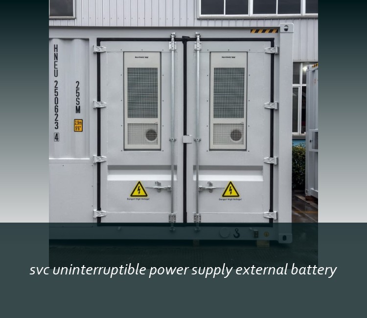svc uninterruptible power supply external battery