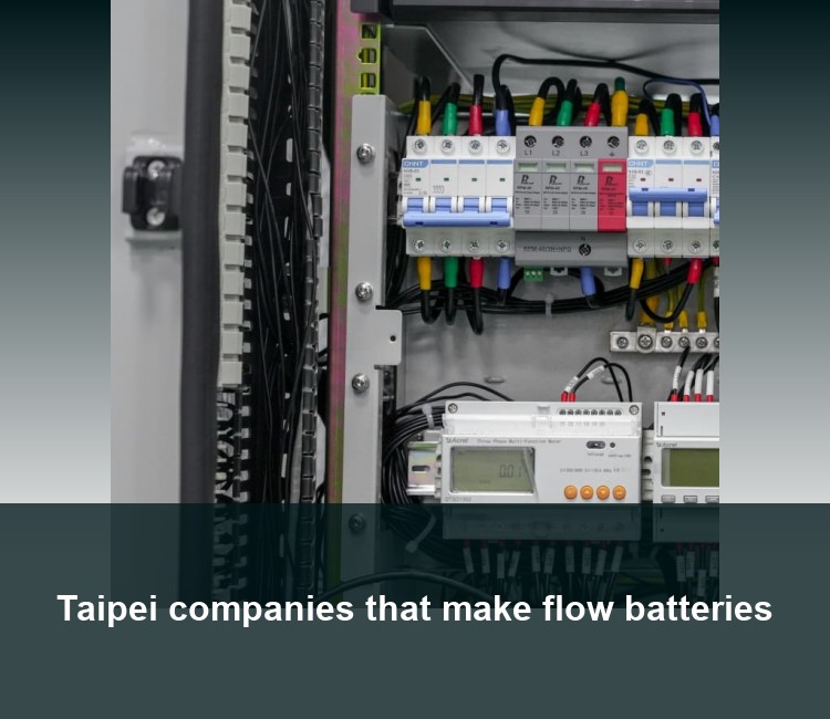 Taipei companies that make flow batteries