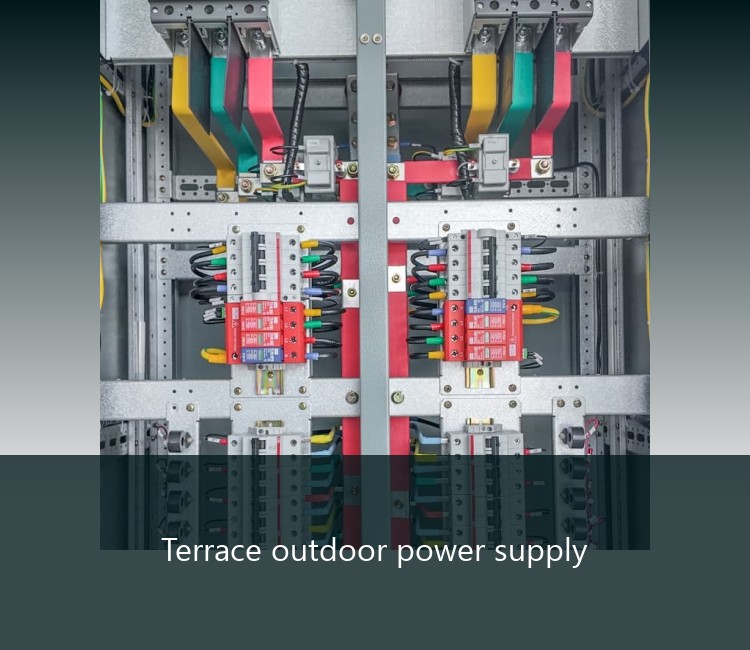 Terrace outdoor power supply