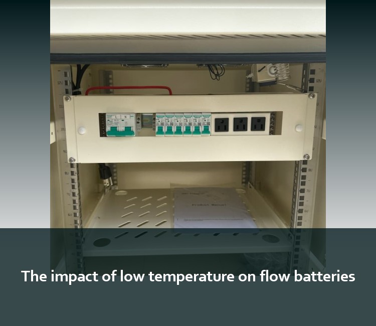 The impact of low temperature on flow batteries