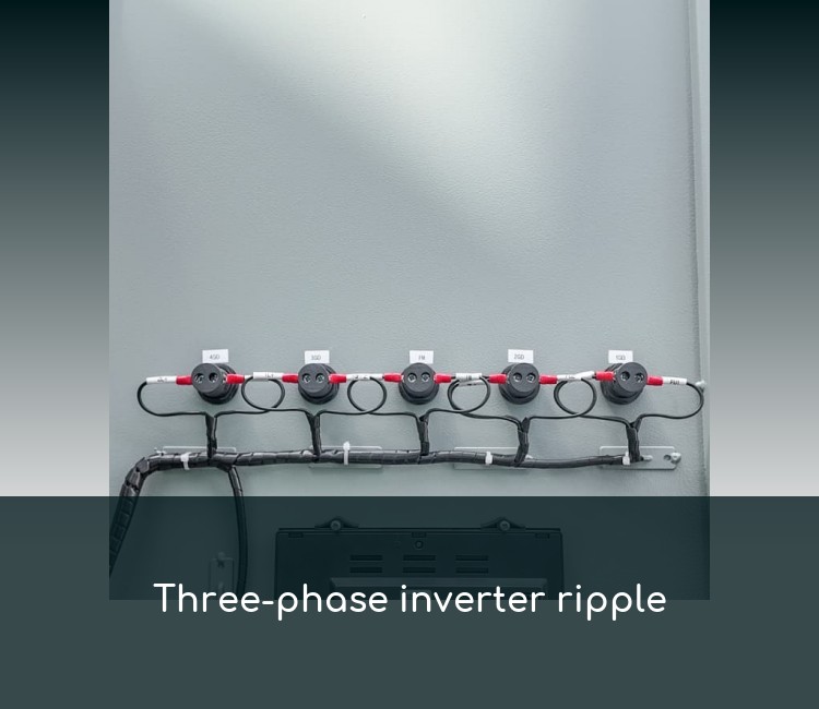 Three-phase inverter ripple