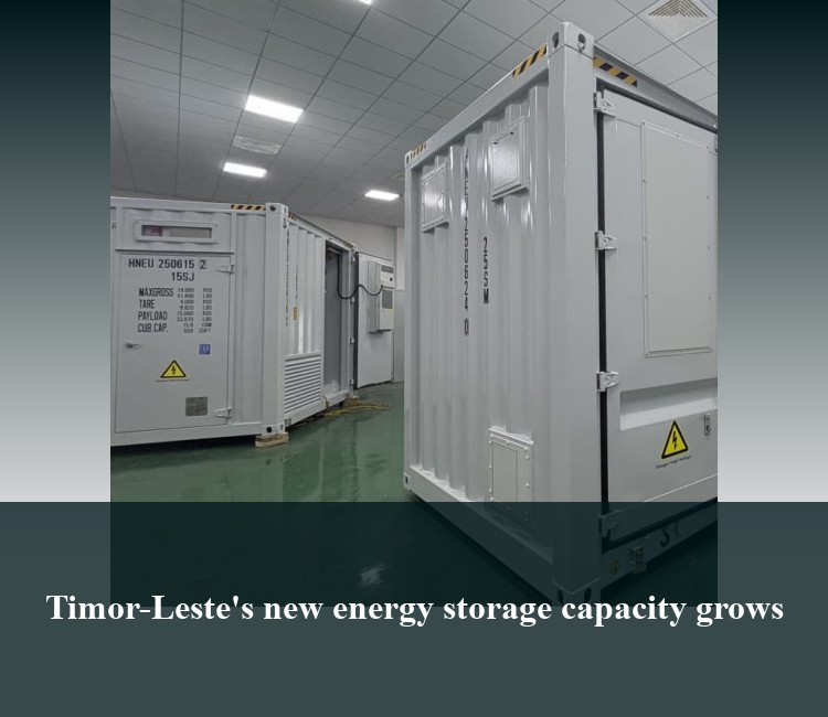 Timor-Leste's new energy storage capacity grows