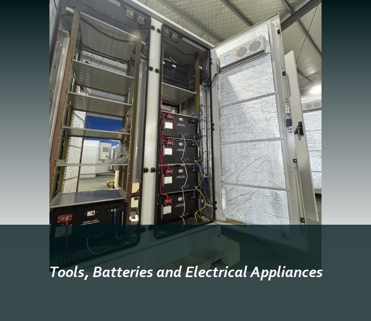 Tools, Batteries and Electrical Appliances