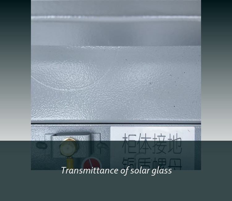 Transmittance of solar glass
