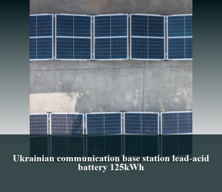 Ukrainian communication base station lead-acid battery 125kWh