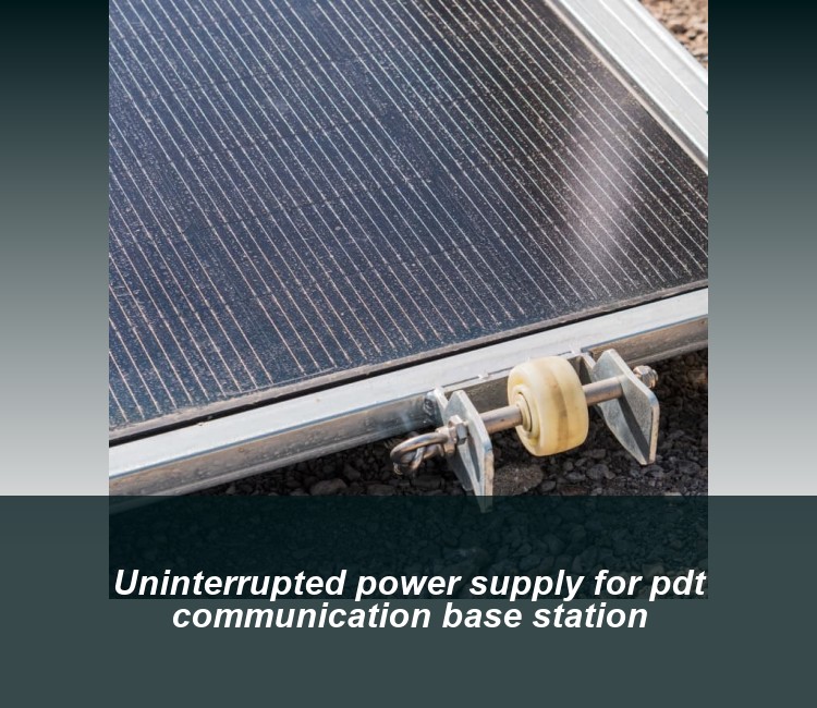 Uninterrupted power supply for pdt communication base station