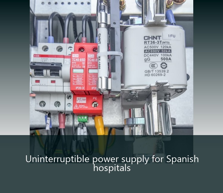 Uninterruptible power supply for Spanish hospitals