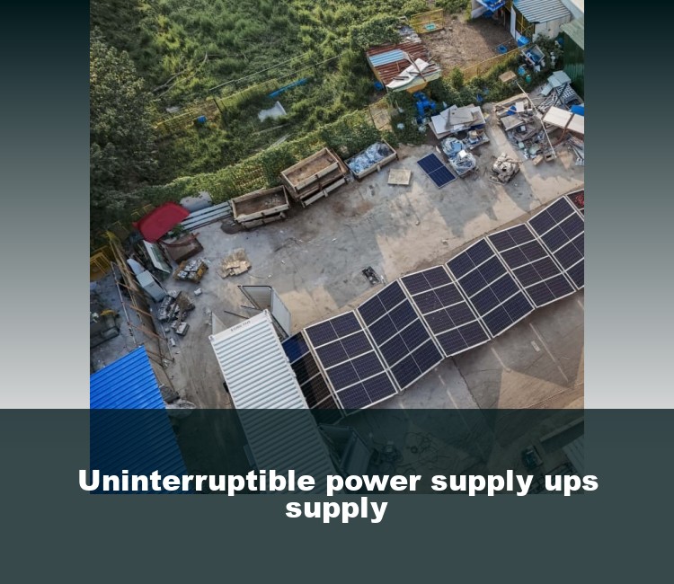 Uninterruptible power supply ups supply