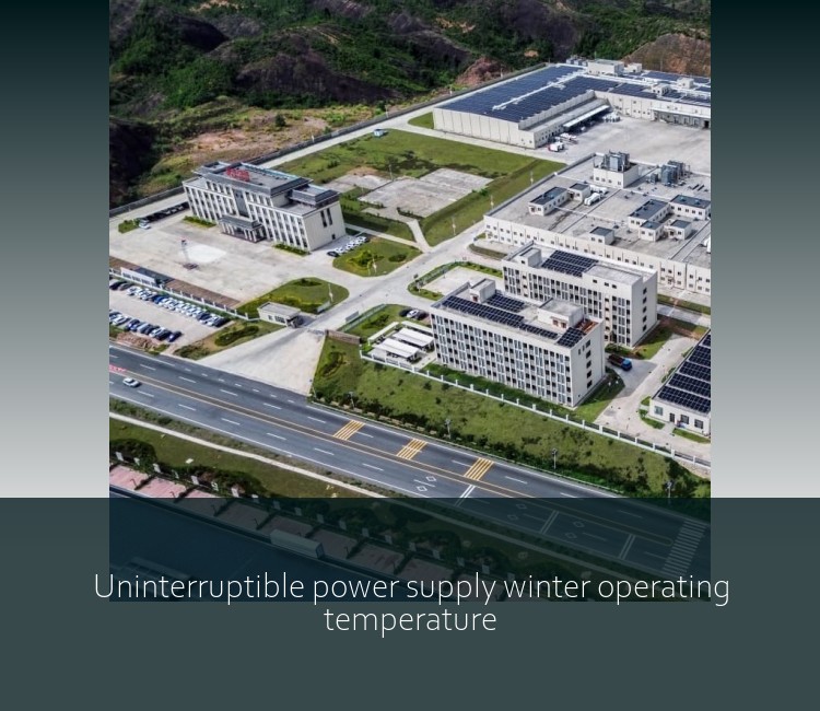 Uninterruptible power supply winter operating temperature