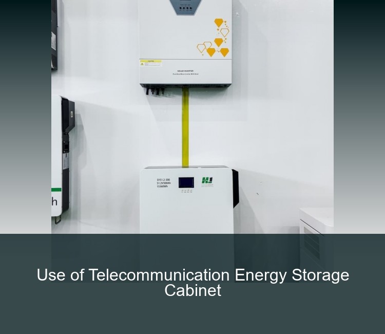 Use of Telecommunication Energy Storage Cabinet