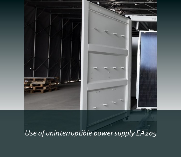 Use of uninterruptible power supply EA205