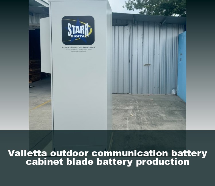 Valletta outdoor communication battery cabinet blade battery production