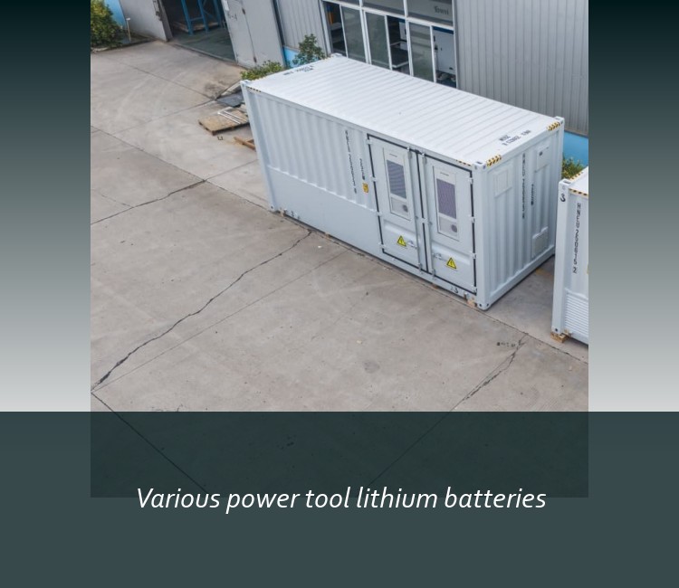 Various power tool lithium batteries