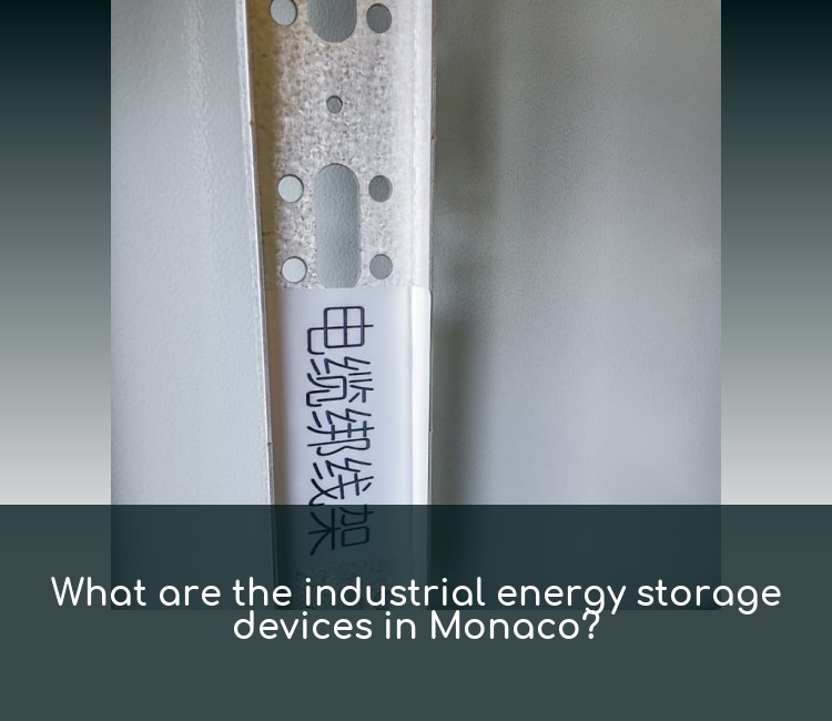 What are the industrial energy storage devices in Monaco?