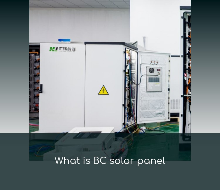 What is BC solar panel