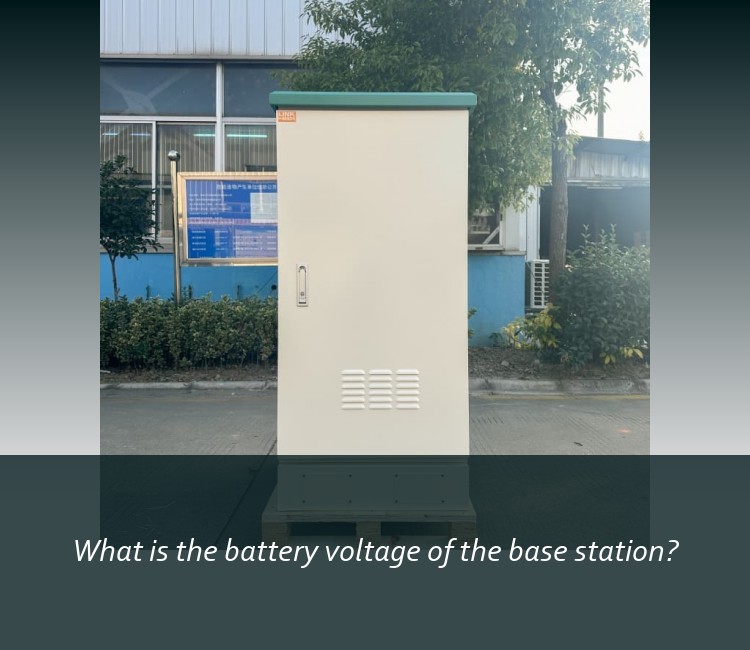 What is the battery voltage of the base station?
