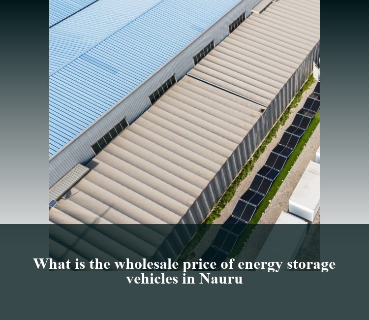 What is the wholesale price of energy storage vehicles in Nauru